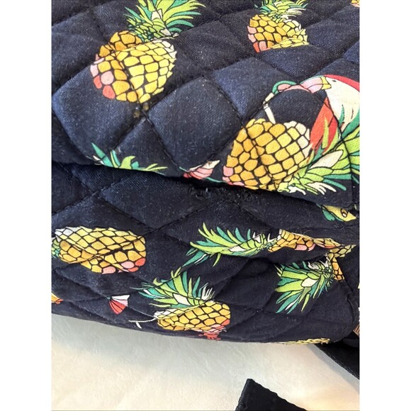VERA BRADLEY Mini Backpack Purse Toucan Party Pineapples Small Bookbag Quilted main image 8